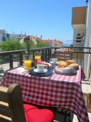 Apartment with 2 bedrooms in Nazare with wonderful sea view and WiFi 500 m from the beach