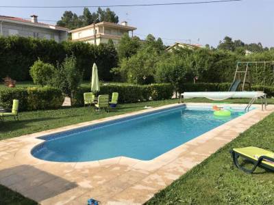 Villa with 2 bedrooms in Lousada with wonderful lake view private pool enclosed garden 50 km from the beach